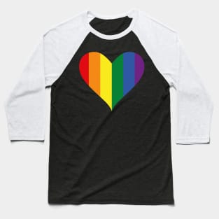 LGBT Heart Baseball T-Shirt